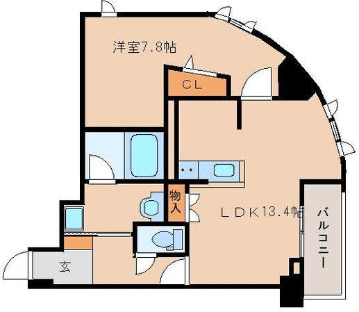 奈良駅 徒歩7分 6階の物件間取画像